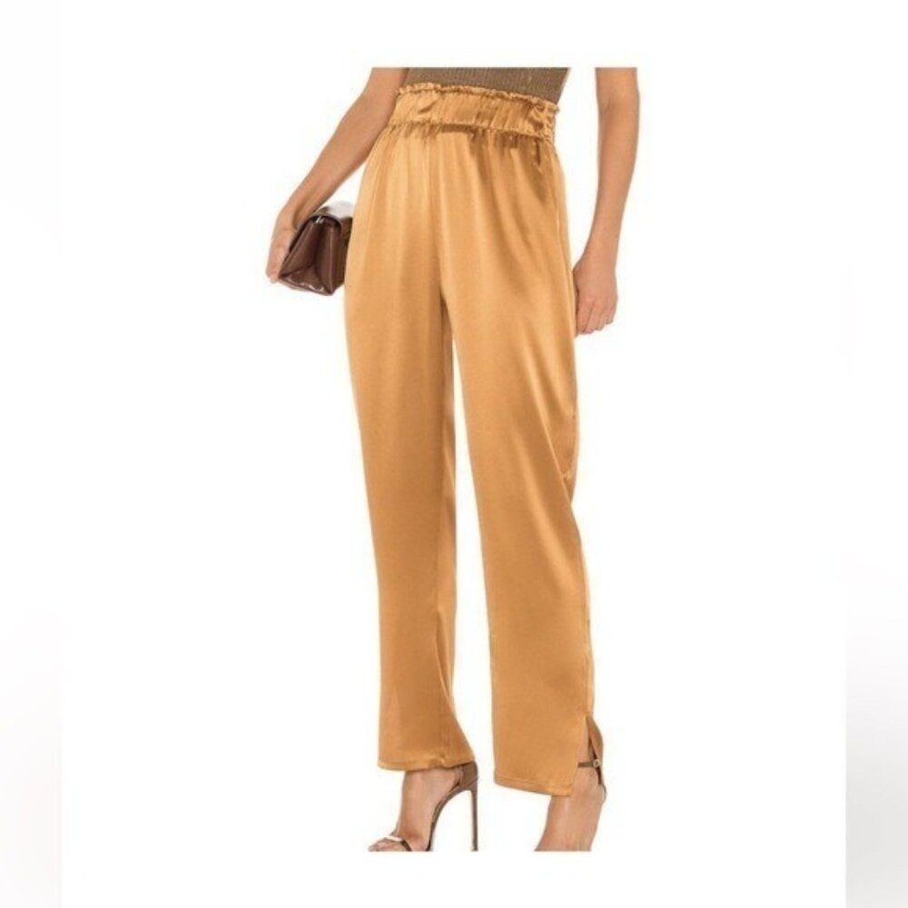 NONchalant Petra Pant Satin in Bronze SZ XS